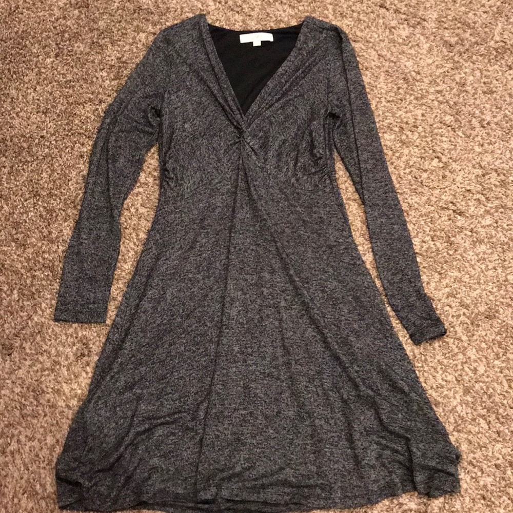 Loft Gray Knot Dress Size Small